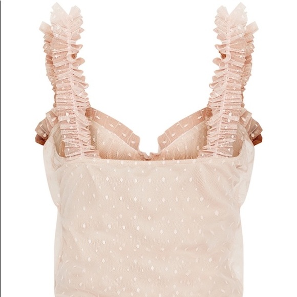 PrettyLittleThing Pink Ruffle Bodysuit - Picture 13 of 13